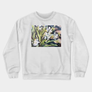 White Daffodils Crewneck Sweatshirt